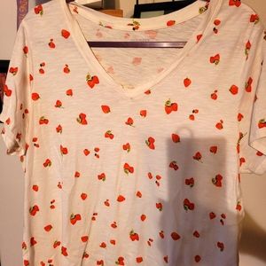 Old navy strawberry tee. XL